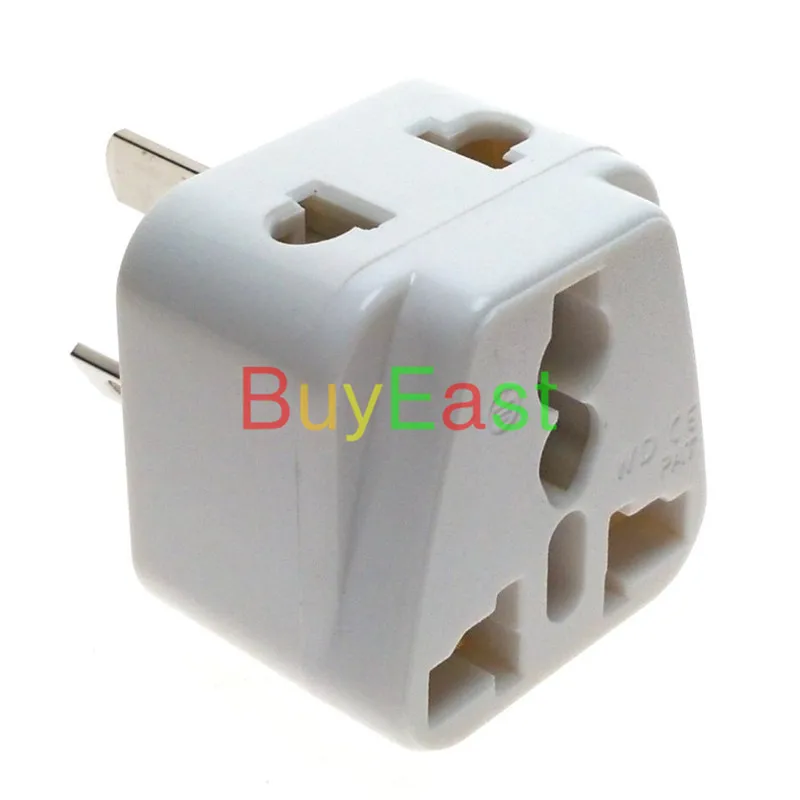 Лот 5 Австралии, Новой Зеландии тип I Travel Adapter 2 Way Multi Outlet Мощность адаптер Черный Цвет