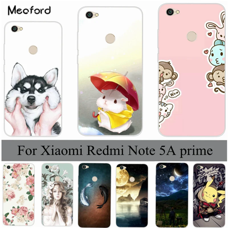

TPU Case For Xiaomi Redmi Note 5A Prime Cute Painted Silicone Back Cover Redmi Note 5A Pro 3GB 32GB 4GB 64GB Phone Cases ku306