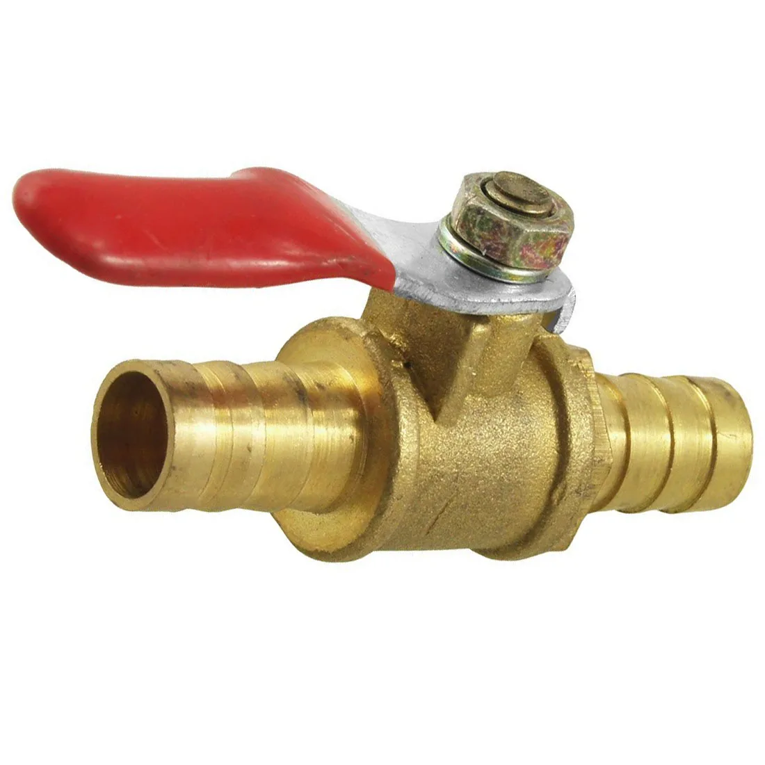 

Full pass 10 mm diameter trousers Tail Pipe Red lever handle ball valve