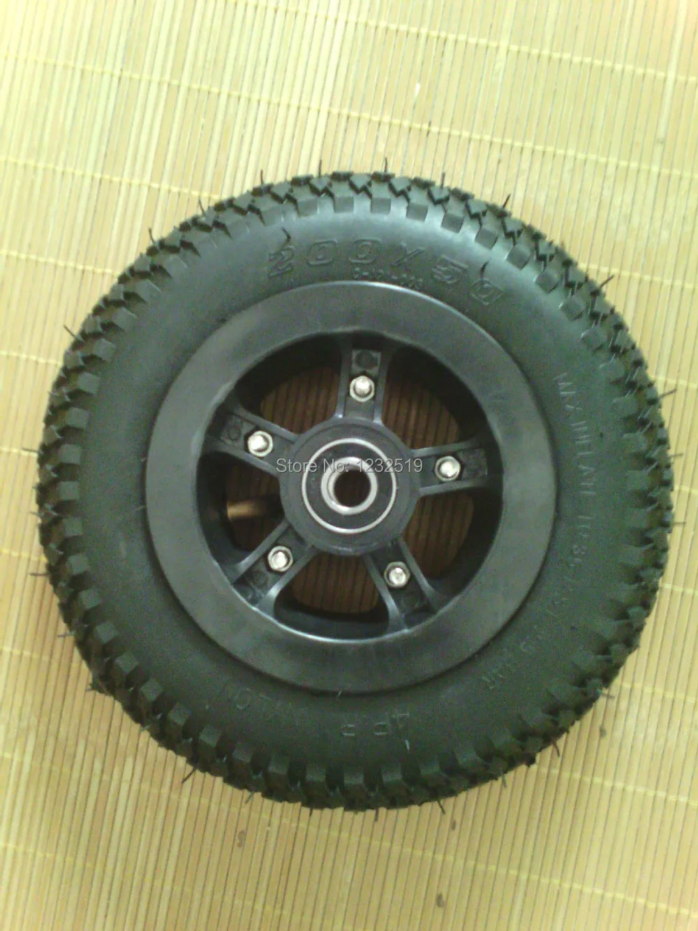 Free shipping 1PCS 8inch pneumatic wheels rubber wheel tire wheelchair