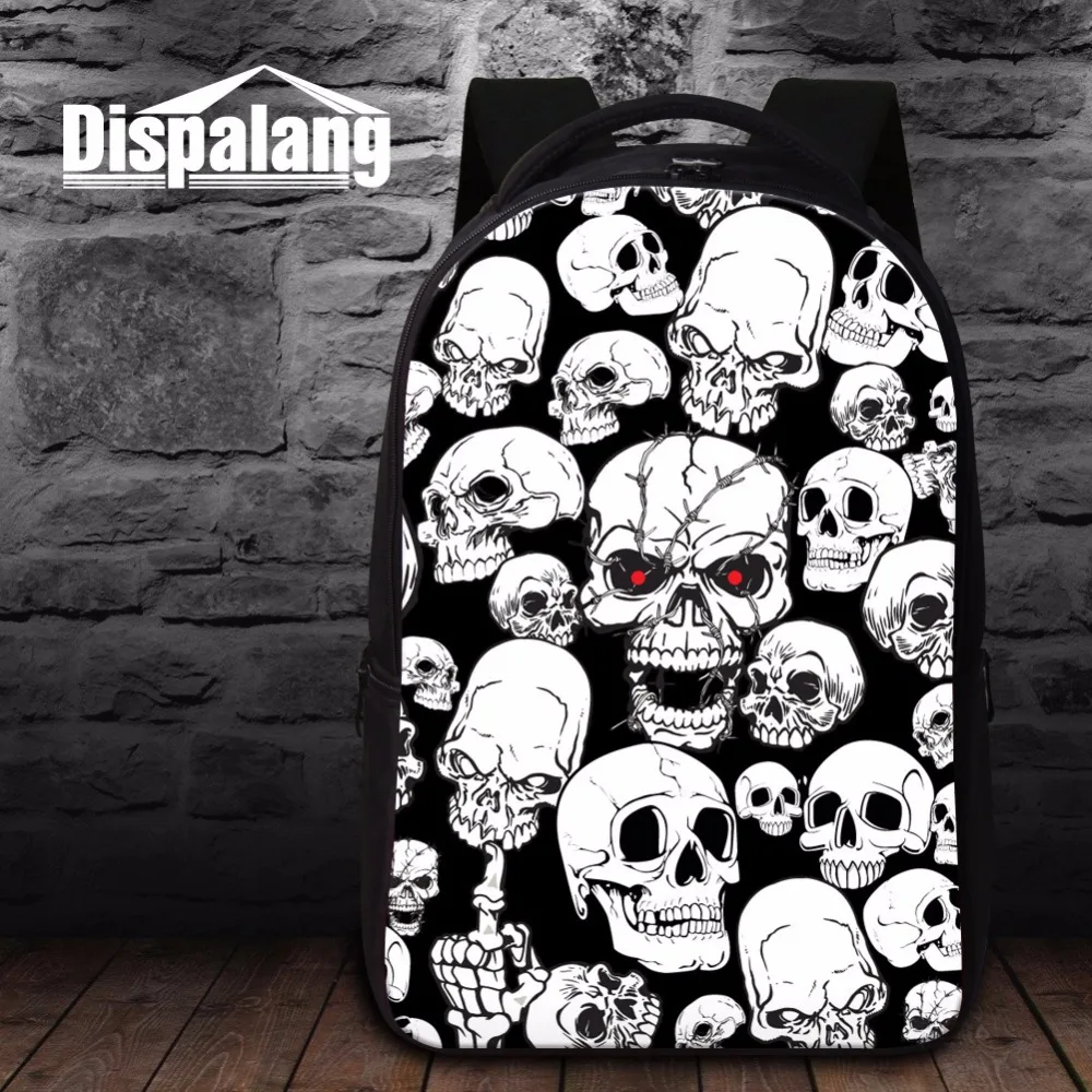 

Cute Skull School Backpacks for College Students Girls Fashion Bookbags Schoolbags Lightweight Back pack Laptop computer bags