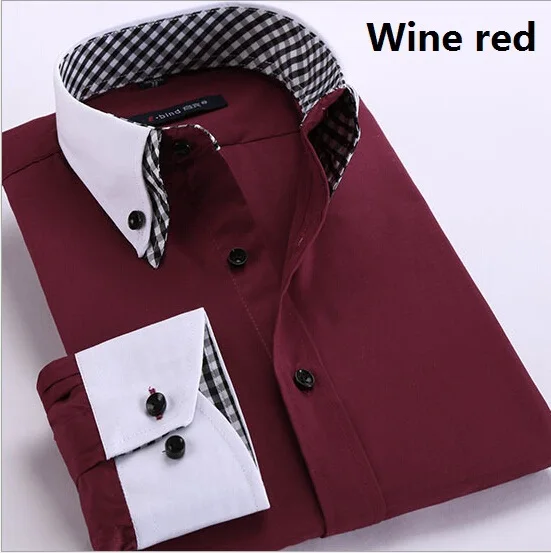 15 Chun Xia Men Long Sleeve Pure Color Double Collar Shirt Leisure Shirt Pocket Decoration Large Size S M L Xl 3 Xl 4 Xl Shirt Sleeve Shirts Shirt Soccershirt Printing Machine Price Aliexpress