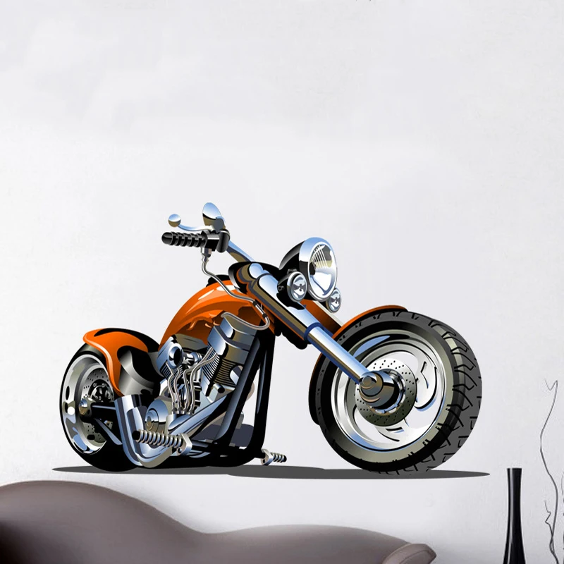 A stunning home decor design CHOPPER Motorbike Wall Art Sticker Decal A stunning home decor design CHOPPER Motorbike Wall Art Sticker Decal