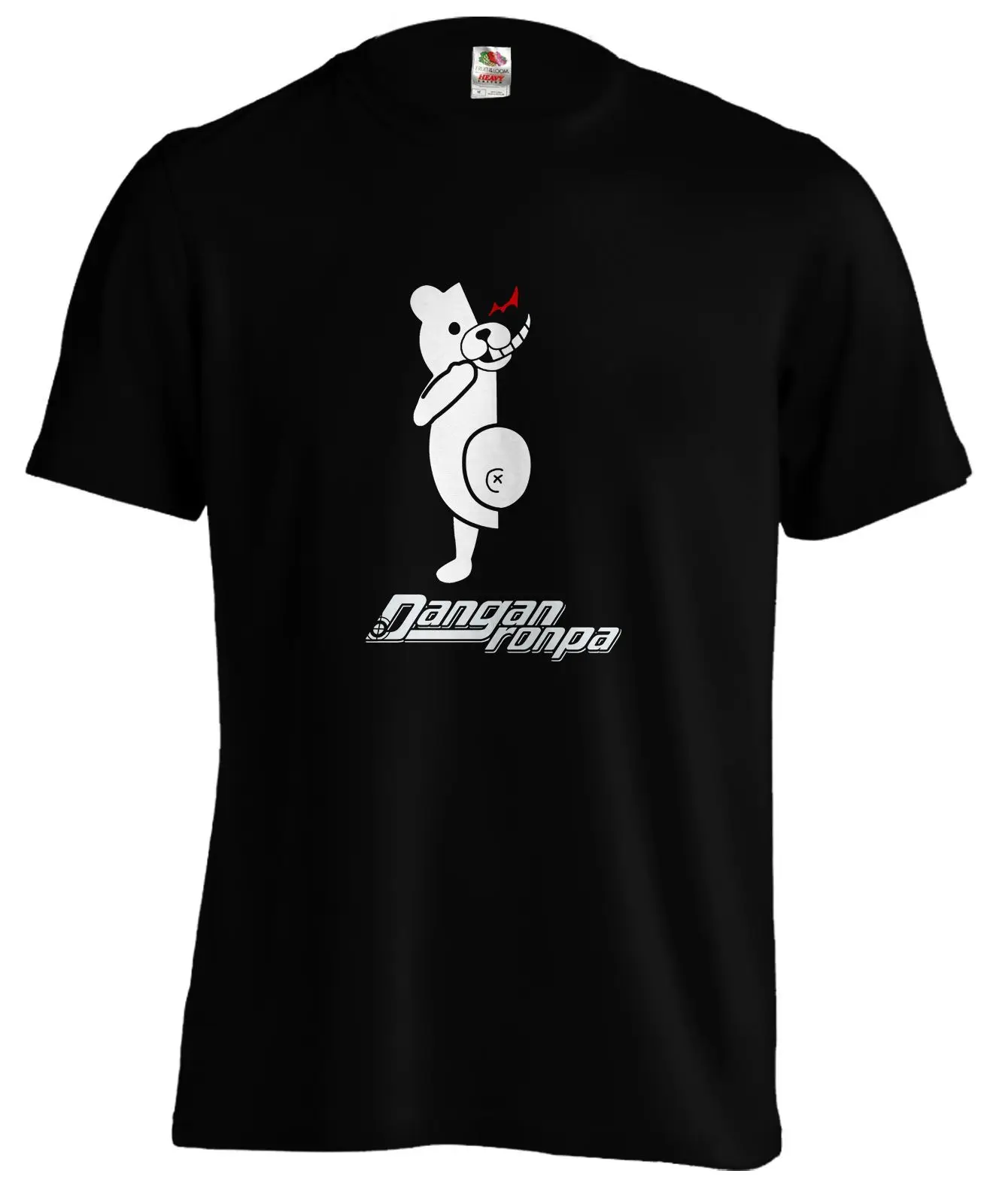 Dangan Ronpa Danganronpa Monobear MonoKuma Kuma Bear игра Аниме Манга футболка бесплатная доставка Топы