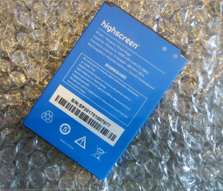 High Quality Original For Highscreen POWER RAGE batteries cell phones batteries 4000mAh Battery Replacement Parts High Quality Original For Highscreen POWER RAGE batteries cell phones batteries 4000mAh Battery Replacement Parts