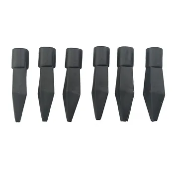 

6pcs Archery Rubber Arrowhead Soft Arrow Tips Broadhead OD10mm Target Arrow Points for Small Game Practice