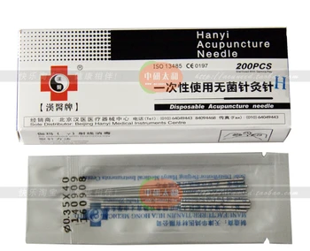

0CR19NI9 Sterile disposable acupuncture needles beauty massage 200 pcs quality acupuncture needle 0.18/0.20/0.25/030mm
