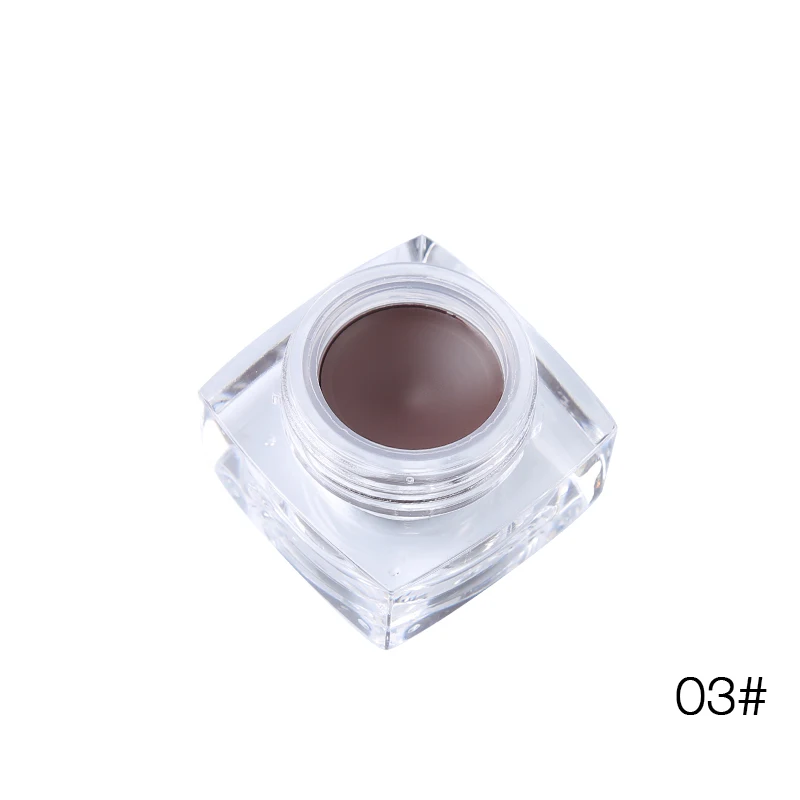 NICEFACE 5 цветов Водонепроницаемый матовый гель Eye Liner бровей Enhancer крем создать не размазывается 12 часов прочного Средства ухода для век Макияж косметический - Цвет: 03