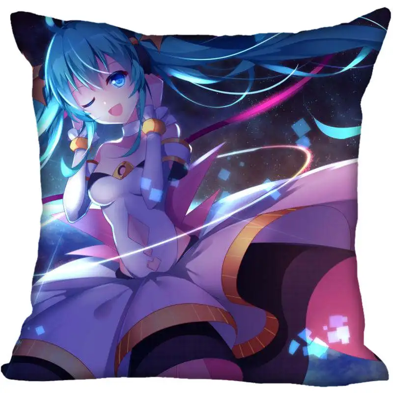 Заказная декоративная наволочка Hatsune Miku квадратная Наволочка на молнии 33x33,40x40,45x45 см(с одной стороны) наволочка - Цвет: Pillowcase 13