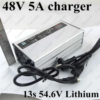 

GTK 48v 5A battery charger lithium rapid charger 54.6v cc cv 5a dc polymer smart charger electric bike li-ion 48v 15ah 25ah pack
