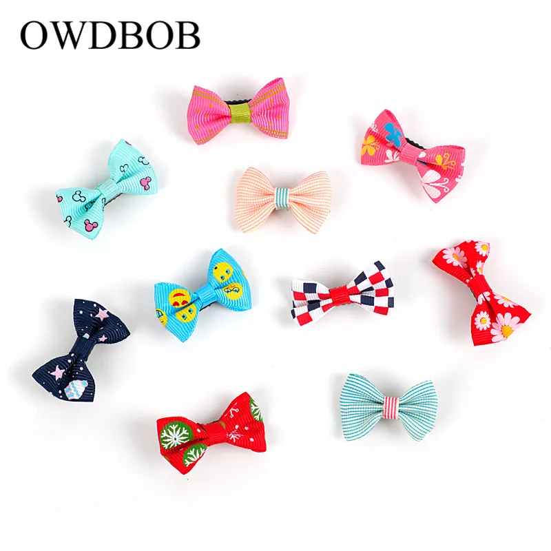 OWDBOB 10 шт./компл. заколки для волос животных Бабочка заколка милая собака котенок