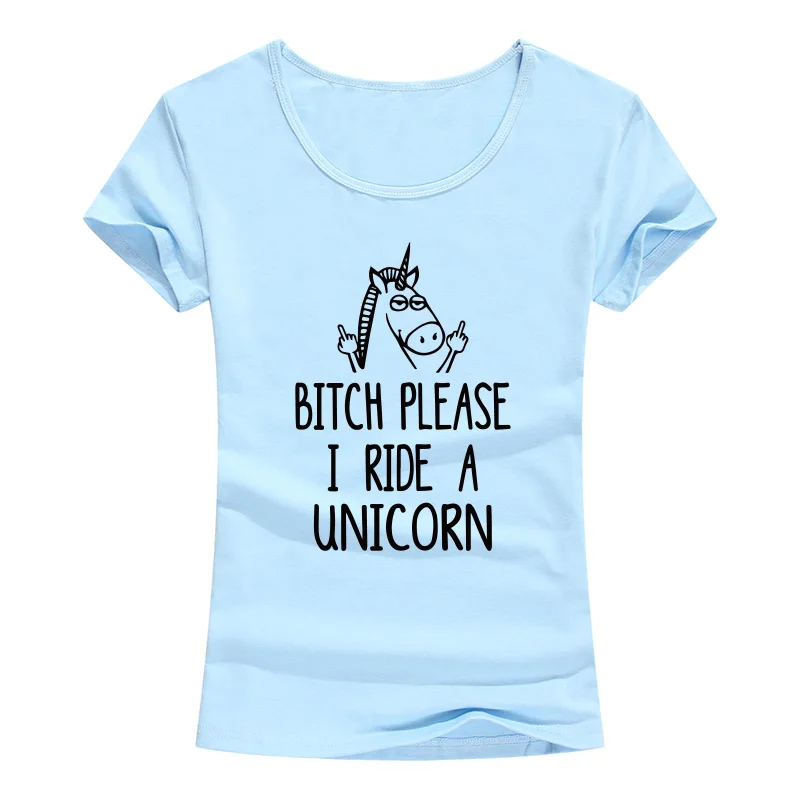 Funny T Shirt please i ride a unicorn