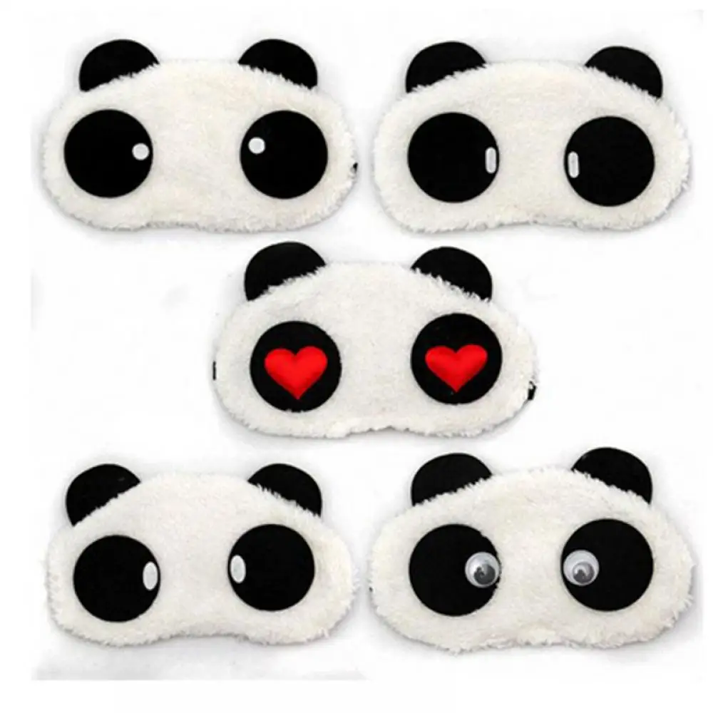 1 шт. Милый Панда спальные лица маска для глаз повязка для глаз Путешествия сна повязка для глаз Прямая доставка путешествия Аксессуары;