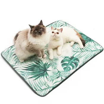 

Pets Cooling Mat Soft Breathable Removable Washable Anti-slip Cooler Pad for Dogs TB Sale