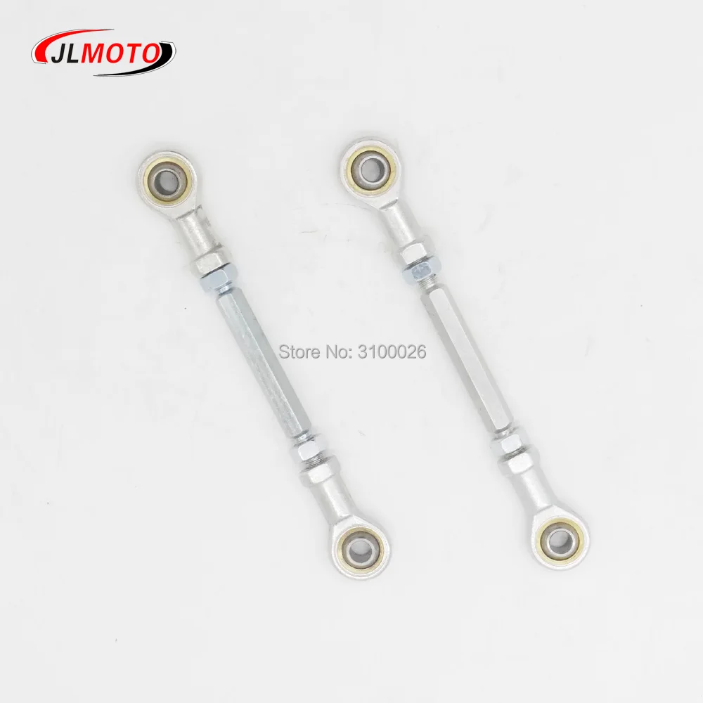 1 Pair/2 Sets 150mm/170mm 8mm Steering Tie Rod kit Ball Joint For 49cc Electric Mini Kids ATV Go Kart Buggy Quad Bike Parts aluminum alloy upgrade parts steering cup c hub carrier rear axle seat swing arm shock absorber plate sets replacements for 1 18 hbx 18859 18858 18857 18856 rc car