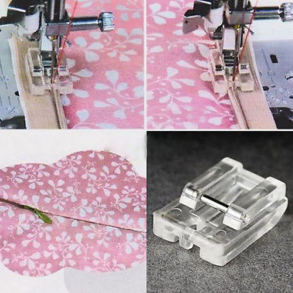 

1 PC Household Sewing Machine Parts Presser Foot Invisible Zipper Foot Plastic for singer brother