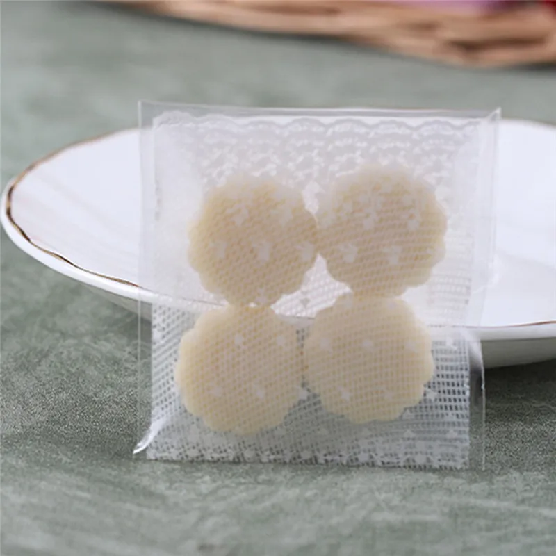 

100PCS/Pack Hot Selling Transparent OPP Lace Candy Cookie Gift Bag With DIY Self Adhesive Pouch Wedding Birthday Party Supplies
