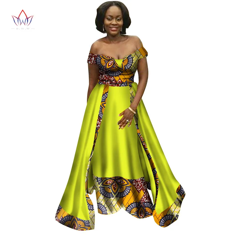 Африканские платья для женщин новые Африканские Восковые Дашики африканские рождественские платья для женщин длинное богемное платье размера плюс WY2369