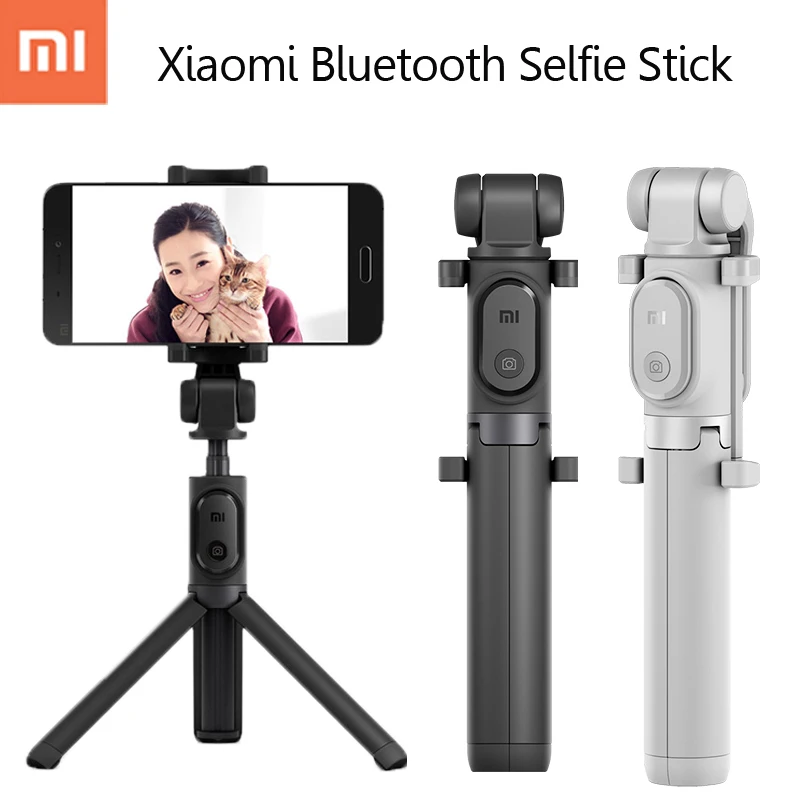 Original Xiaomi Foldable Tripod font b Selfie b font font b Stick b font Bluetooth font