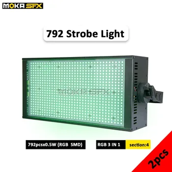 

2pcs/lot 792 Leds Strobe Light High Brightness Dj Strobe Lights RGB Color DMX Strobe Lights For DJ Birthday Party Wedding Show