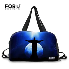 FORUDESIGNS/стиль Святого искусства Мужская сумка для спортзала портативные баскетбольные сумки для хранения спортивные сумки на плечо для мужчин 45*21*29 см для унисекс