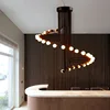 Lámparas LED nórdico modernas, accesorios de iluminación para sala de estar, candelabro de bar, luces colgantes para restaurante, candelabros de comedor para cafetería ► Foto 1/5