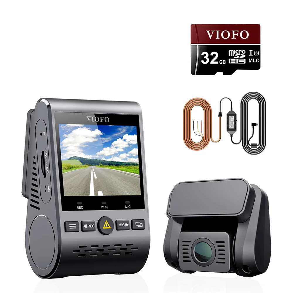 

Viofo A129 Duo Dual Channel Wi-Fi GPS Full HD 1080P DVR Car Dash Camera Recorder IMX291 Optional CPL remote control hardwire kit