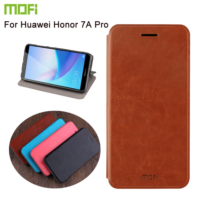 

MOFi For Huawei Honor 7A Pro Phone Cases Flip Leather Stand Case For Huawei Honor 7A Pro / Enjoy 8E Book Style Phone Cover