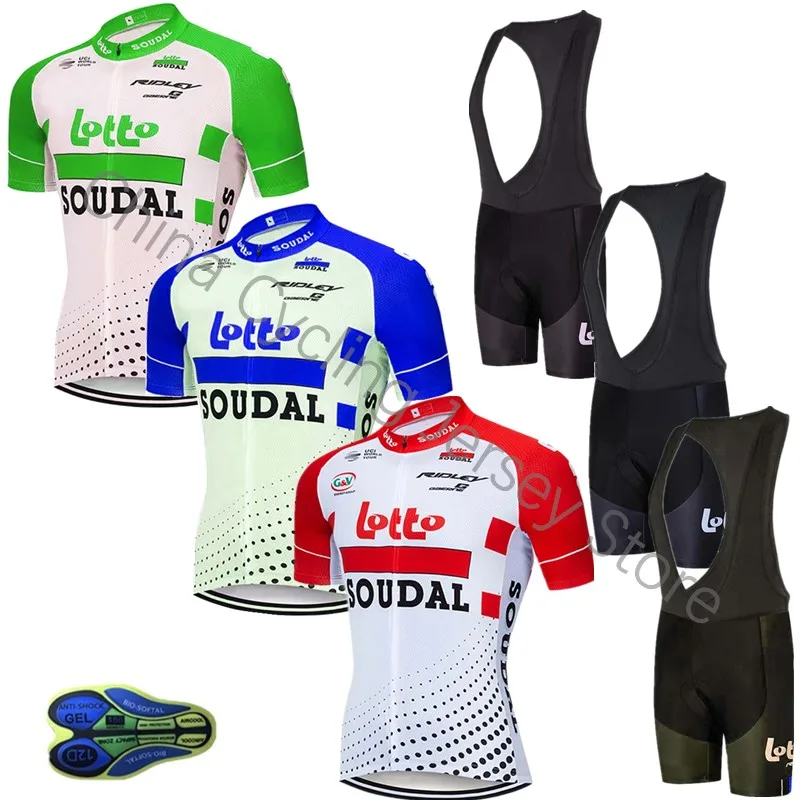 لوتو 2019 الدراجات جيرسي سريعة جاف سباق دراجة الصيف قصيرة الأكمام مجموعة الدراجات الملابس مايوه روبا Ciclismo Uniformes B13