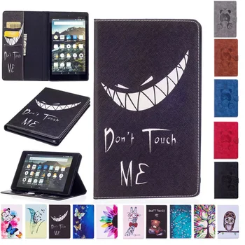 

Printing Cover Fire HD 8 2016 Case Stand Pu Leather Cases Cover for Amazon New Kindle Fire HD 8 2016 Case tablet Cases