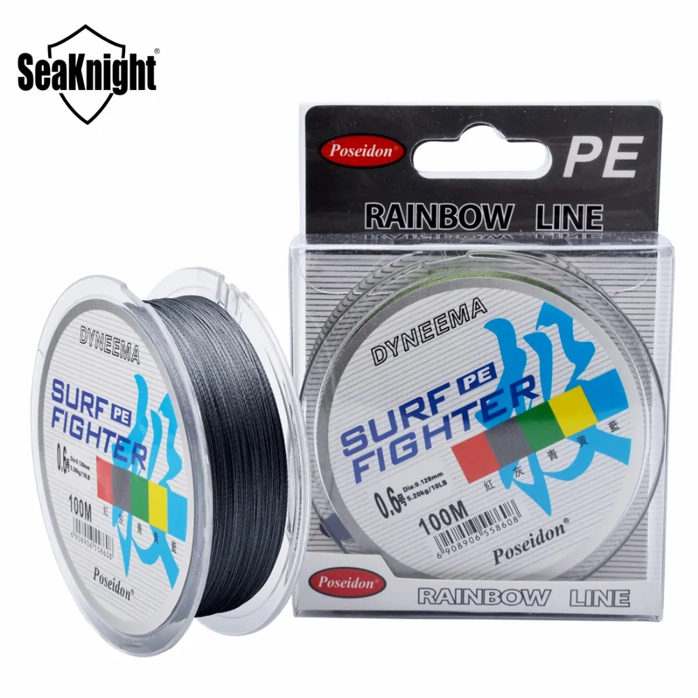 

Poseidon Brand Super Strong Japanese 100M Multifilament PE Braided Fishing Line 8 10 20 30 40 50 60 80LB Saltwater/Freshwater