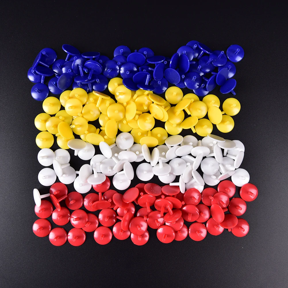 50PCS Plastic Golf Ball mark Position Markers Diameter 24mm 5 Colors