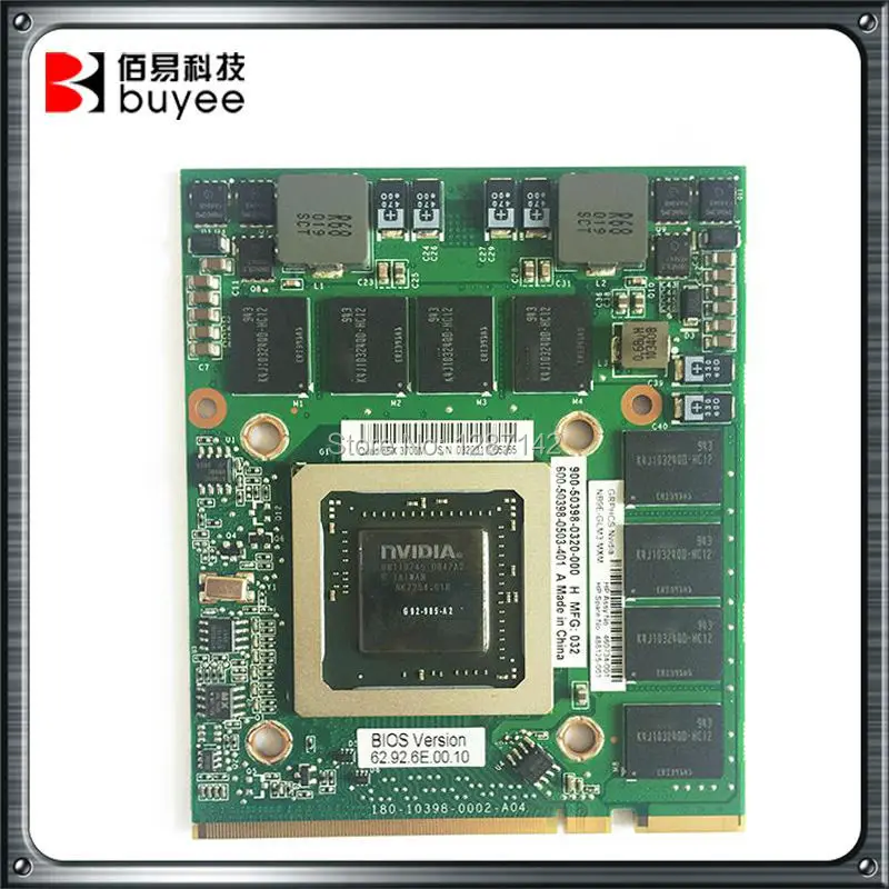  Used Original 488125-001 For HP EliteBook 8730W NVIDIA FX 3700M 1GB GDDR3 460734-001 G92-985-A2 Laptop Graphic Video Card Tested 