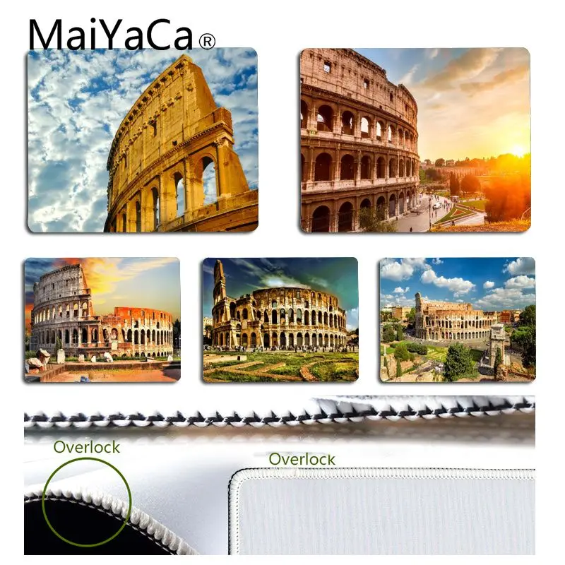 

MaiYaCa High Quality Roman Mouse Pads Of Computers Comfort Small Mouse Mat Gaming Lock Edge Mouse pad