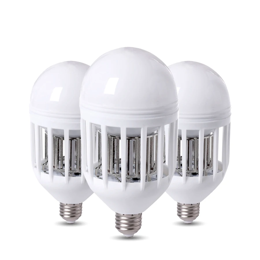 LED Mosquito Killer Lamp Bulb E27 220V 15W Dual use Night lighting