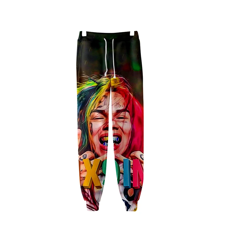 LUCKYFRIDAYF Забавные 3d 6ix9ine джоггеры брюки для мужчин женщин Повседневное хип хоп