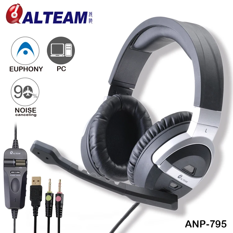 HA054 ALTEAM Для pc game player private label наушники с микрофоном шумоподавления ANP-795 |