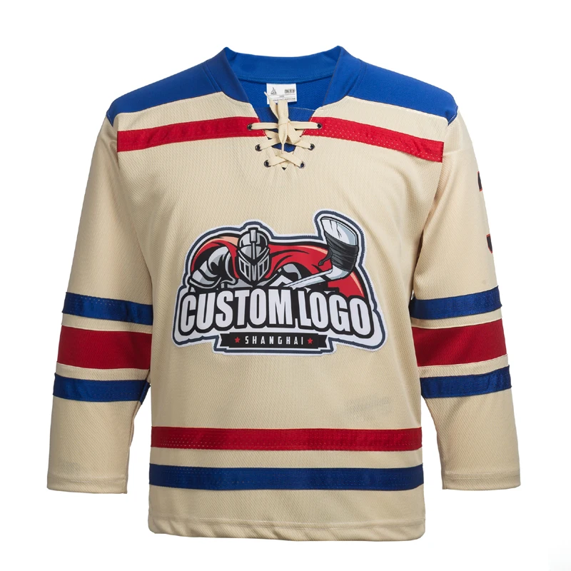 EALER синтетический хоккейный свитер с вышивкой Заказные майки