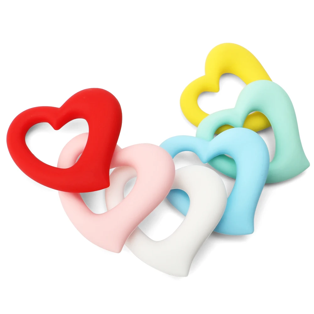 Heart Silicone Teether-3