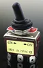 1pcs E-TEN1321 DPDT 250V 15A 12mm Toggle Switch 6 Pin ON-ON Rocker Switch brown ► Photo 2/6