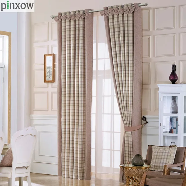 Lujo Escocia Cortinas para sala gruesa TELA ESCOCESA cortinas para ... Lujo Escocia Cortinas para sala gruesa TELA ESCOCESA cortinas para ...