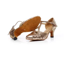 Soft suede sole font b salsa b font dancing font b shoes b font ladies bling