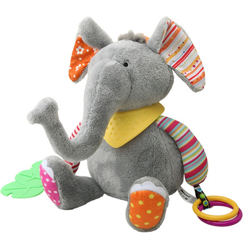 Best Sale Newborn Baby Plush Toy Cute Rabbit Soft Handbell Rattles Toy
