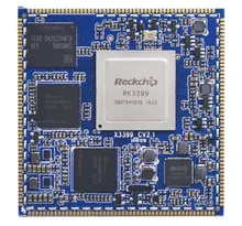 Jiuding exhibition rockchip X RK3399 core board 6 core 64 bit high performance CPU Mali-T860 GPU