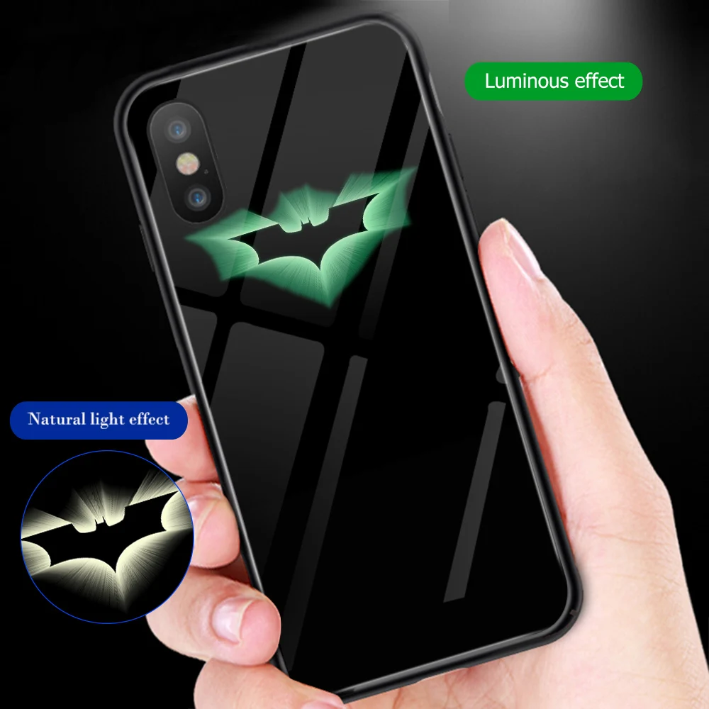 Ciciber Marvel DC для iphone X XR XS MAX стеклянный чехол s задняя крышка для iphone 11 Pro Max 8 7 6 6S Plus чехол Coque Venom Железный человек