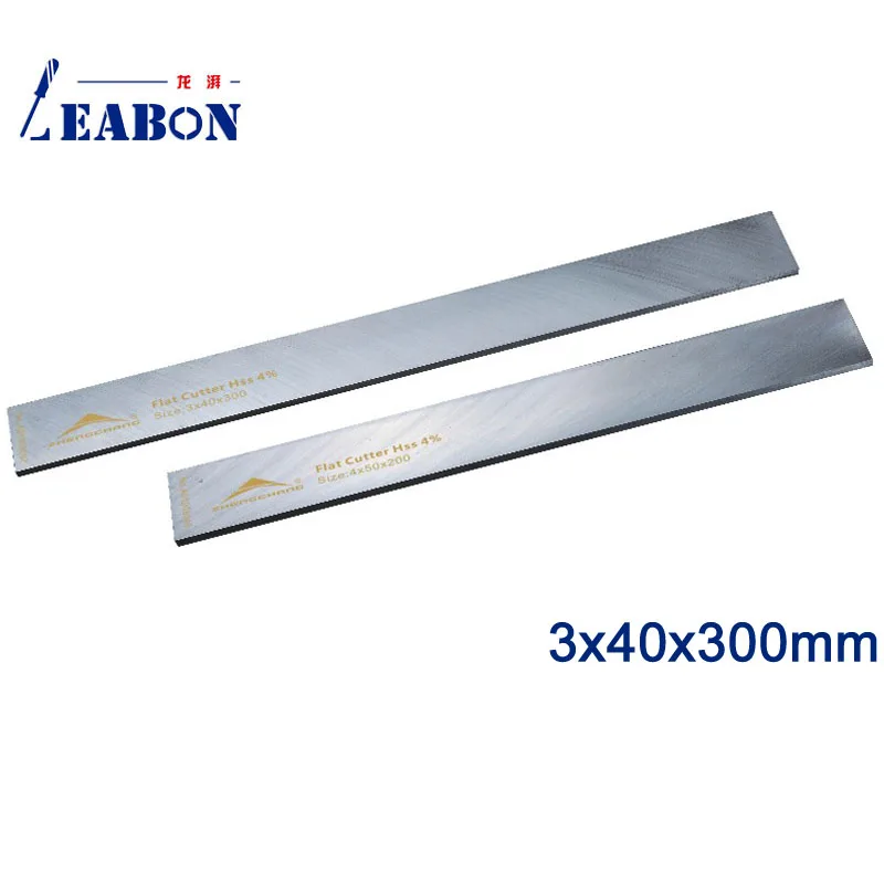 LEABON 3x40x300 мм W4% HSS гладкое дерево строгальные лезвия деревообрабатывающий электроинструмент аксессуары(A01008087