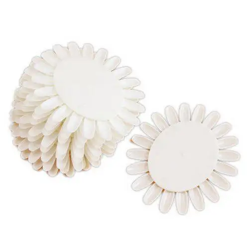 

5 pc False Nail Practice Polish Nail Display Nail Art Wheel Acrylic Gel Tips DIY Tool Round Board