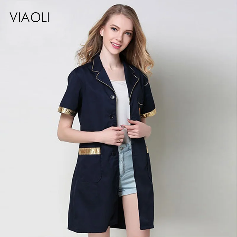 

Korean cosmetic surgery sale beauty salon pharmacy uniform clothin Medical robe lab coat hospital male and female work uniforms