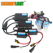 Тип СВЕТОДИОДА направленного света CNSUNNYLIGHT-комплект для переоборудования ксенона hid 55 Вт H1 H3 H7 H8 H11 9005 9006 HB3 HB4 880 лампа W/тонкими балластными блоками для автомобильных фар