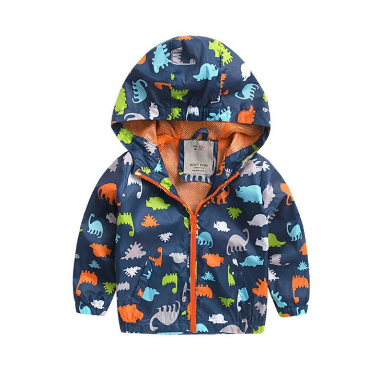 

Cute Dinosaur Spring Children Coat Autumn Kids Jacket Boys Outerwear Coats Active Boy Windbreaker Baby Clothes Clothing